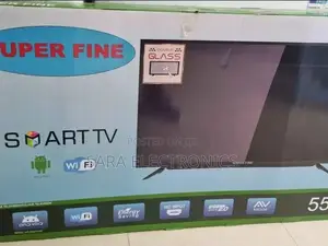 SUPER FINE 55" Smart Android TV – UHD, Double Glass