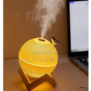 **Stylish Usb Humidifier – Purifies Air Enhances Ambiance**