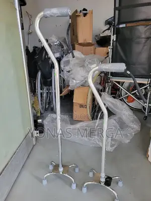 Quadrop Cane Small Base M.H价☆Aluminum Quad Cane♤ከዘራ