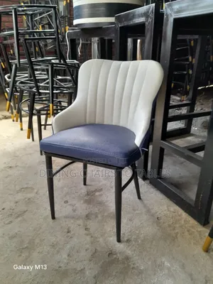 Leather and Metal Legs Dining Chairs ★Restaurant ★Hotel