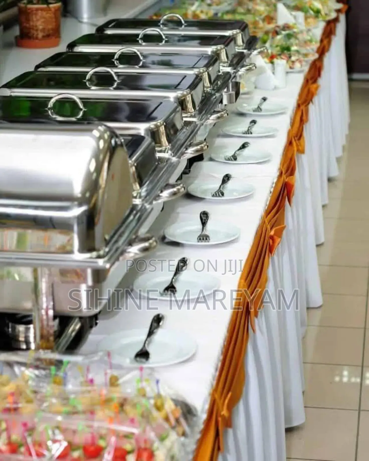 ማንኛውም ፕሮግራም ላይ ወጥና የተለያዩ ምግቦች ማቅረቢያ ሳኽን Chafing Dish,