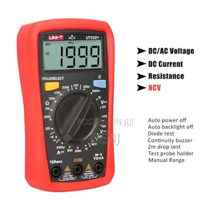 Uni-T Ut33d+ Digital Multimeter | True RMS | Electronics