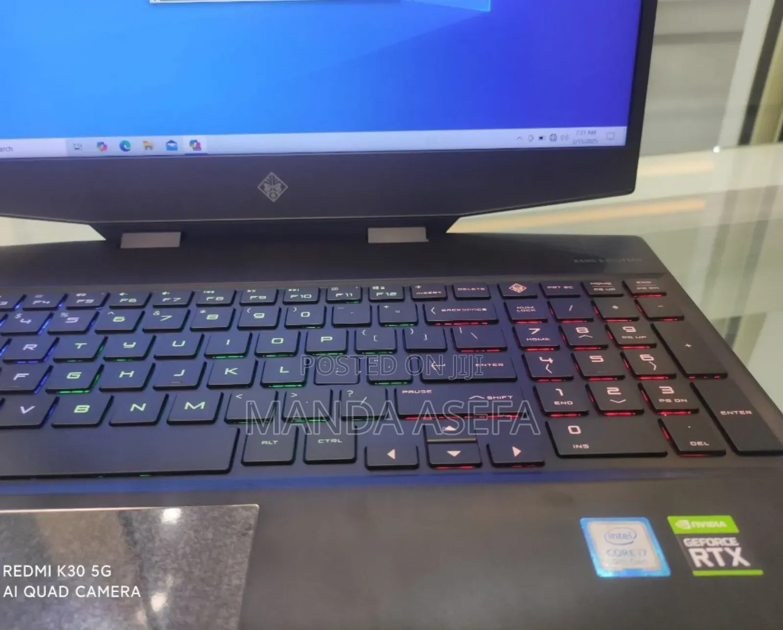 New Laptop HP Omen 15 16GB Intel Core I7 SSD 512GB