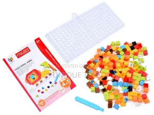 Mosaic Geometrical Puzzle Blocks Montessori Set, 248 PCS