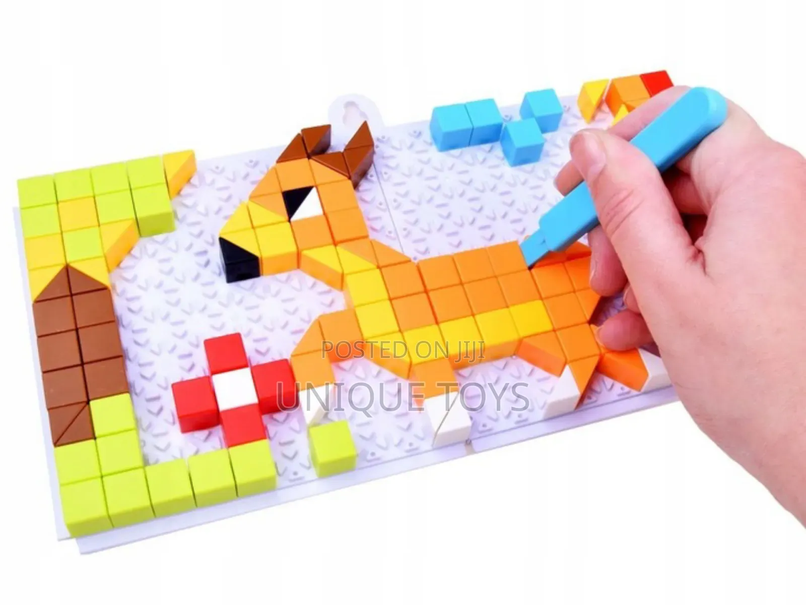 Mosaic Geometrical Puzzle Blocks Montessori Set, 248 PCS