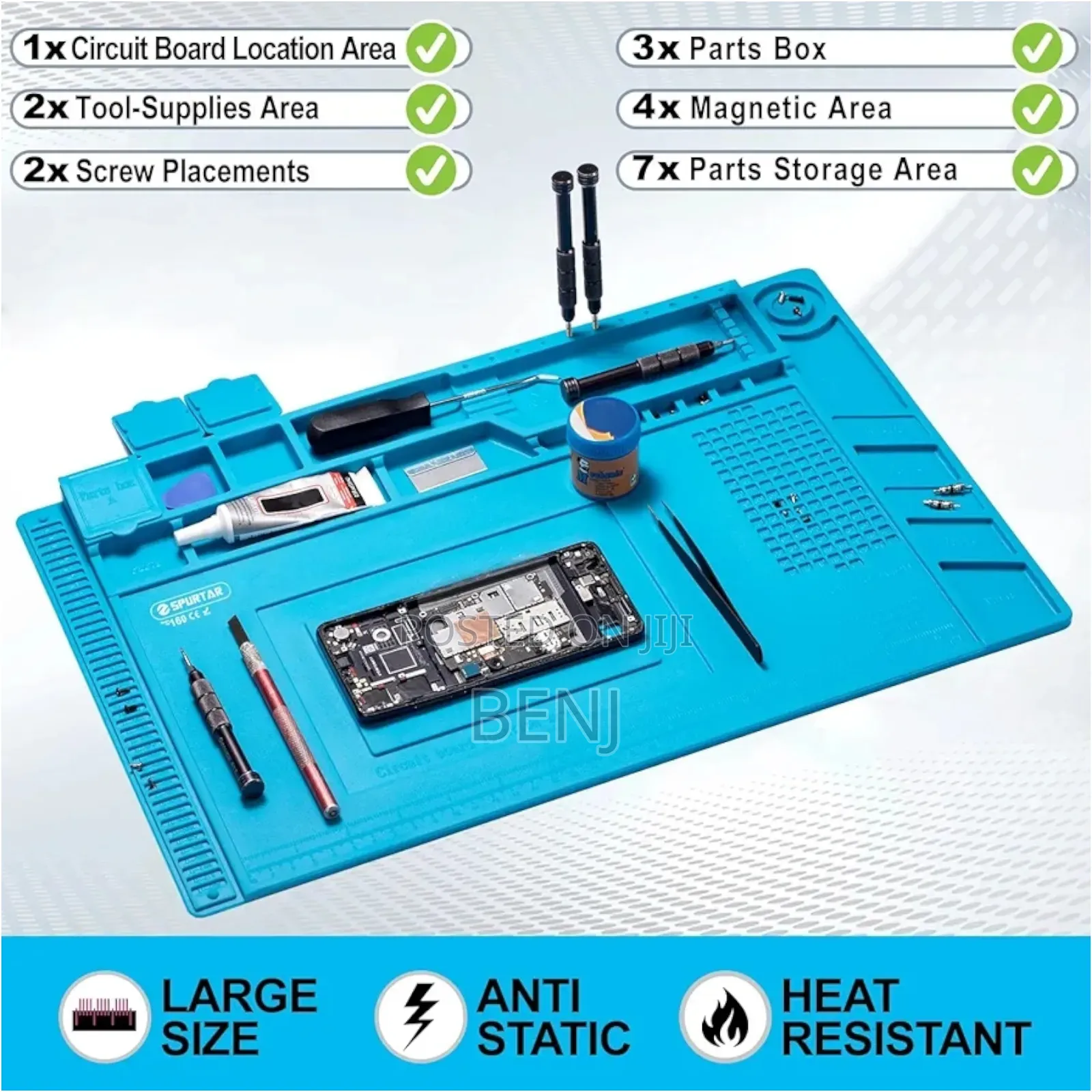 Silicone Mat | Magnetic Solder Repair