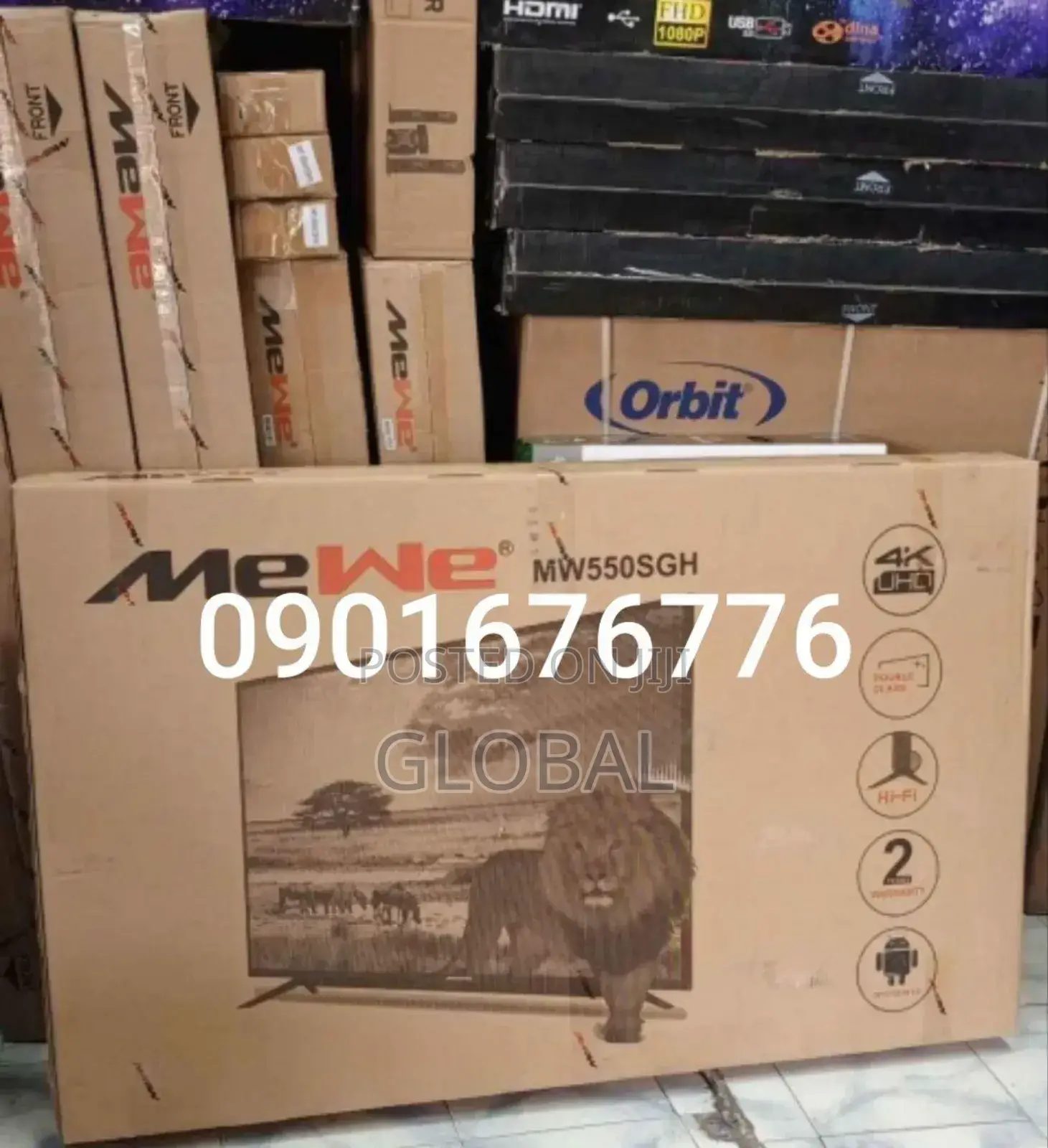 Mewe 55inch Smart Tv