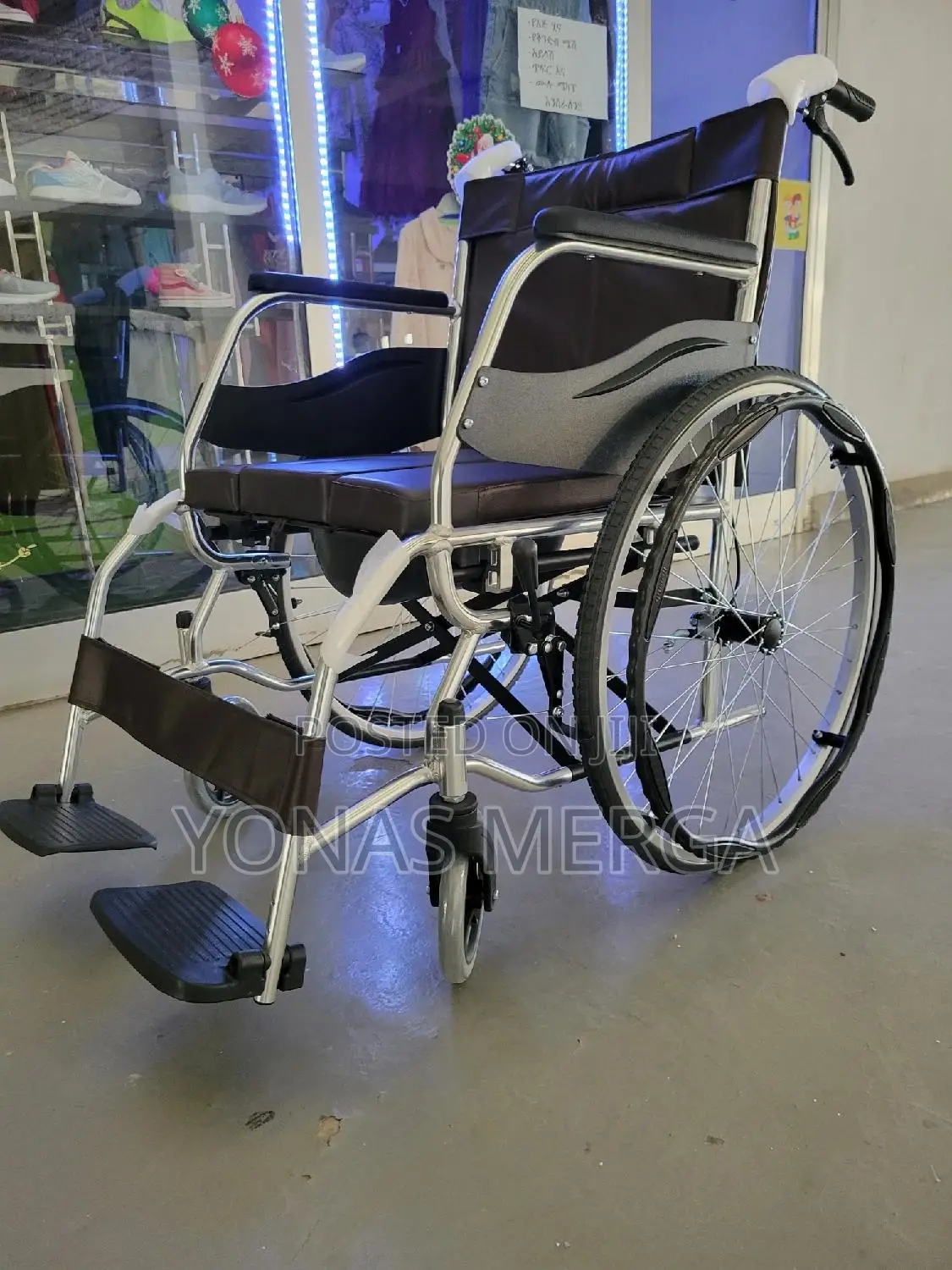 Wheelchair፮with Commode Folding Pedal፴考wheelchair¥Wheelchair