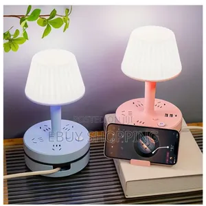 Space-Saving All-in-One Lamp Charging Station for Your Desk
