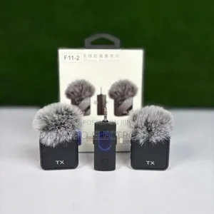 F11-2 Wireless Microphone for iPhone , Camera, Android