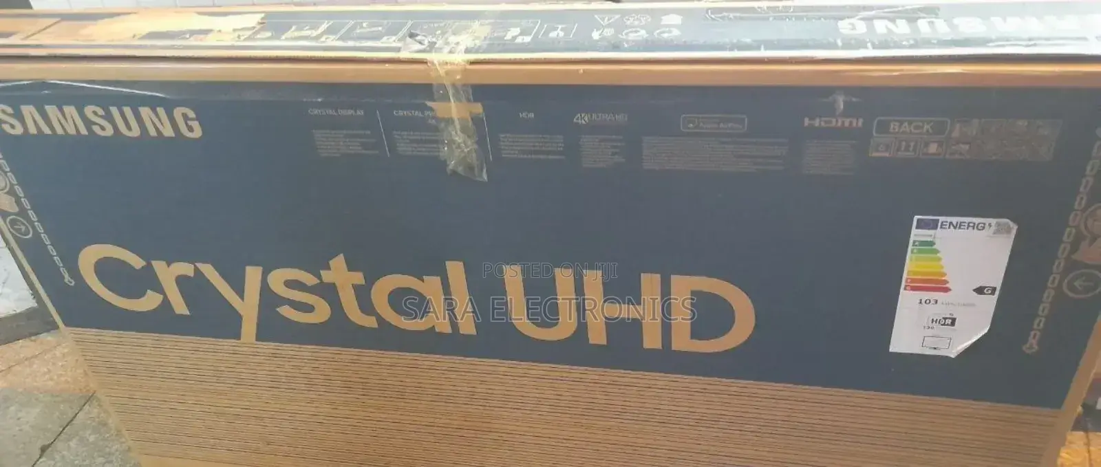 Samsung Crystal UHD 55" Smart TV - Android 12.0, 2GB RAM