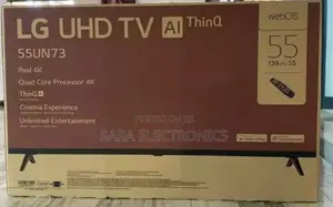 LG 55" UN73 Smart TV – Picture, 5-Year Warranty