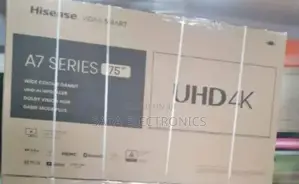 Hisense 75" A7 Series Smart TV – UHD, Android 14