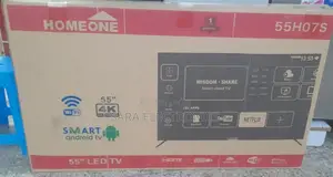 HOME ONE 55" Smart Android TV – Ultra HD, Wifi, Youtube