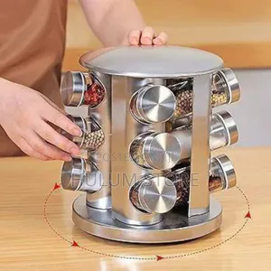 12 Jar Rotating Spice Carousel