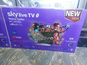 Sky Live 43 Inch Tv Double Glass Smart Tv