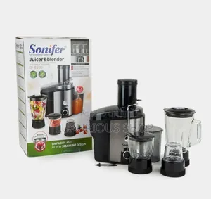 Sonifer 4 In 1 Juicer /Blender /Mincer/ Grinder - Glass Jar