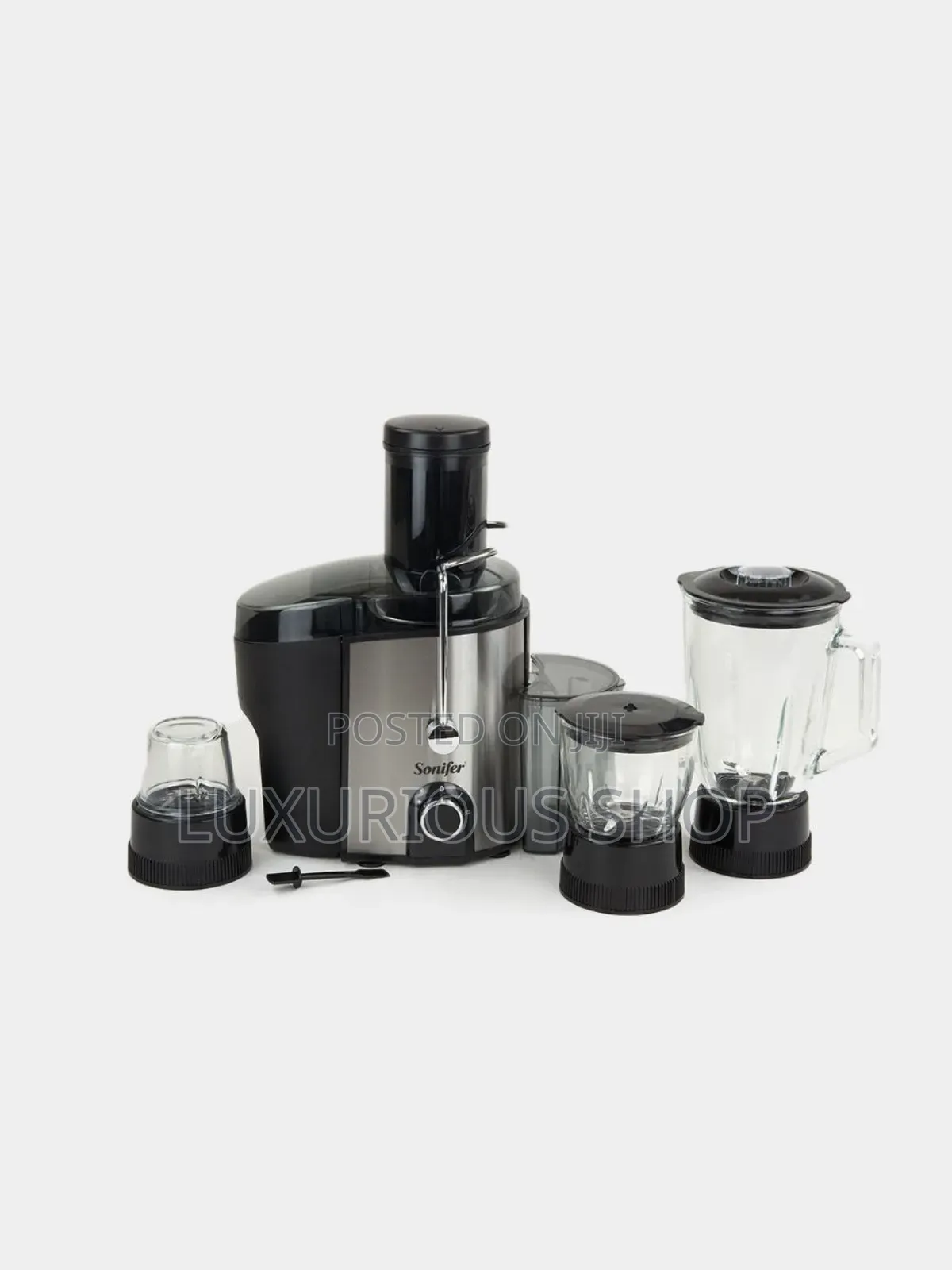 Sonifer 4 In 1 Juicer /Blender /Mincer/ Grinder - Glass Jar