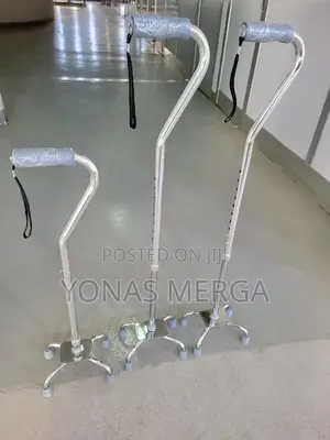 Walking Stick+Cane~Four-Point Base: Provides a Wider Support