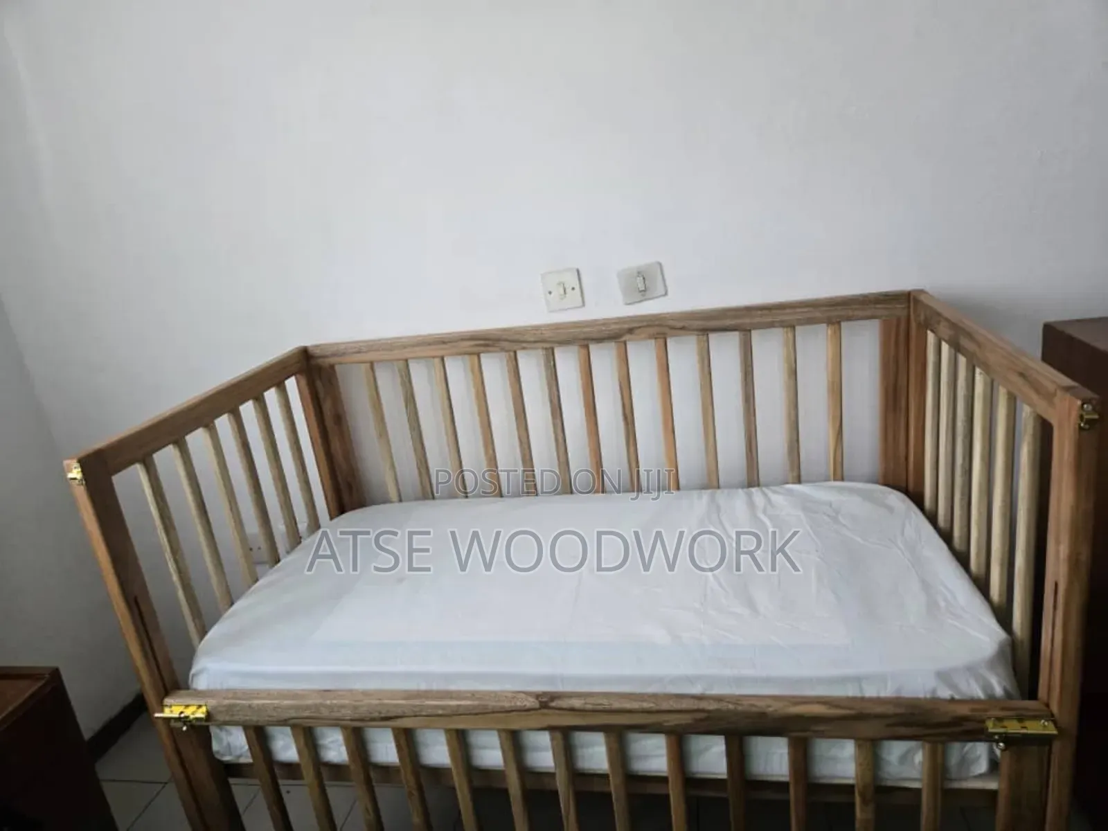 BABY CRIB. Length 125cm, Width 65cm, Height 100cm