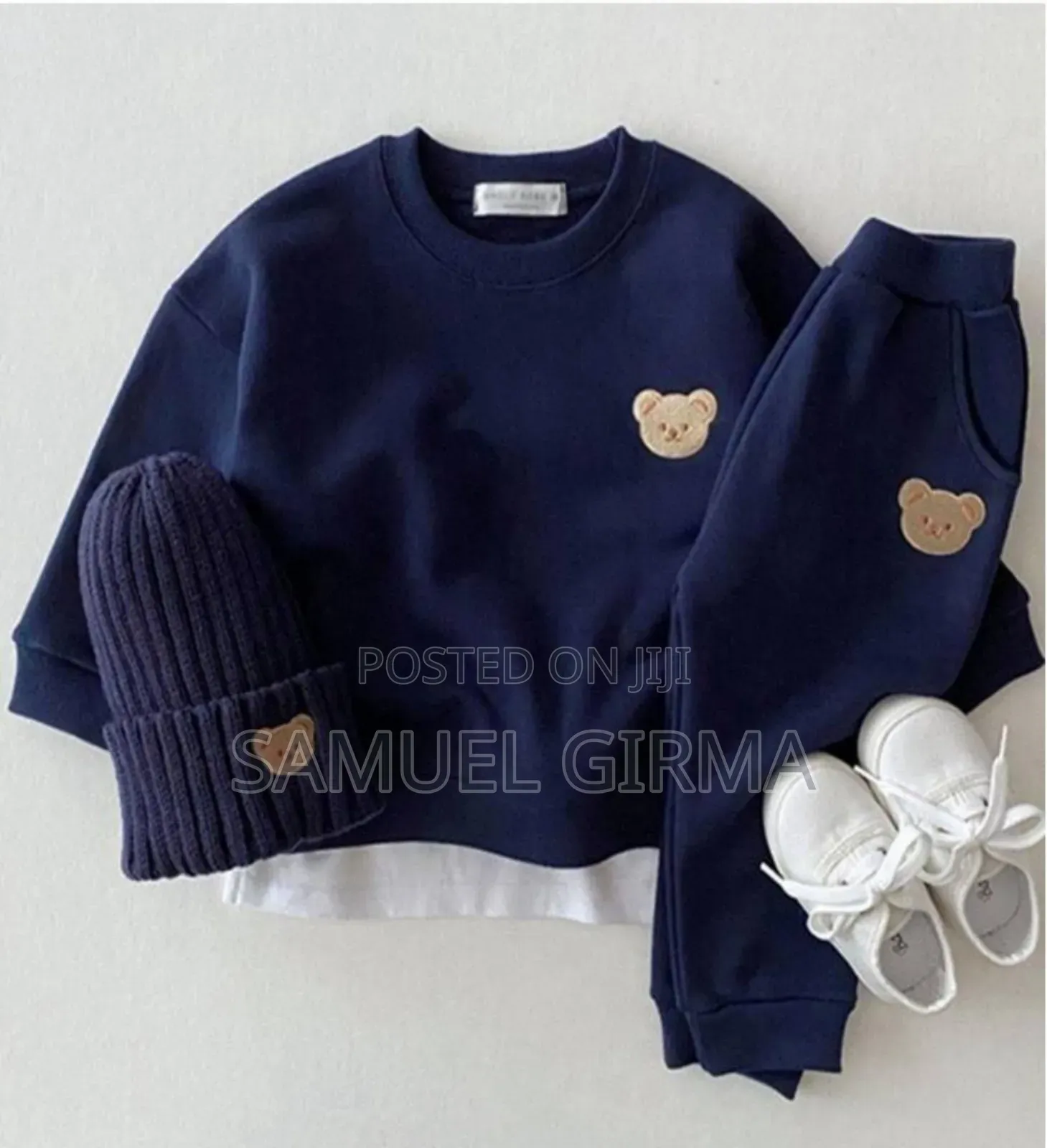 Mk- 0533 Unisex Soft Warm Sweatshirt and Pant Set