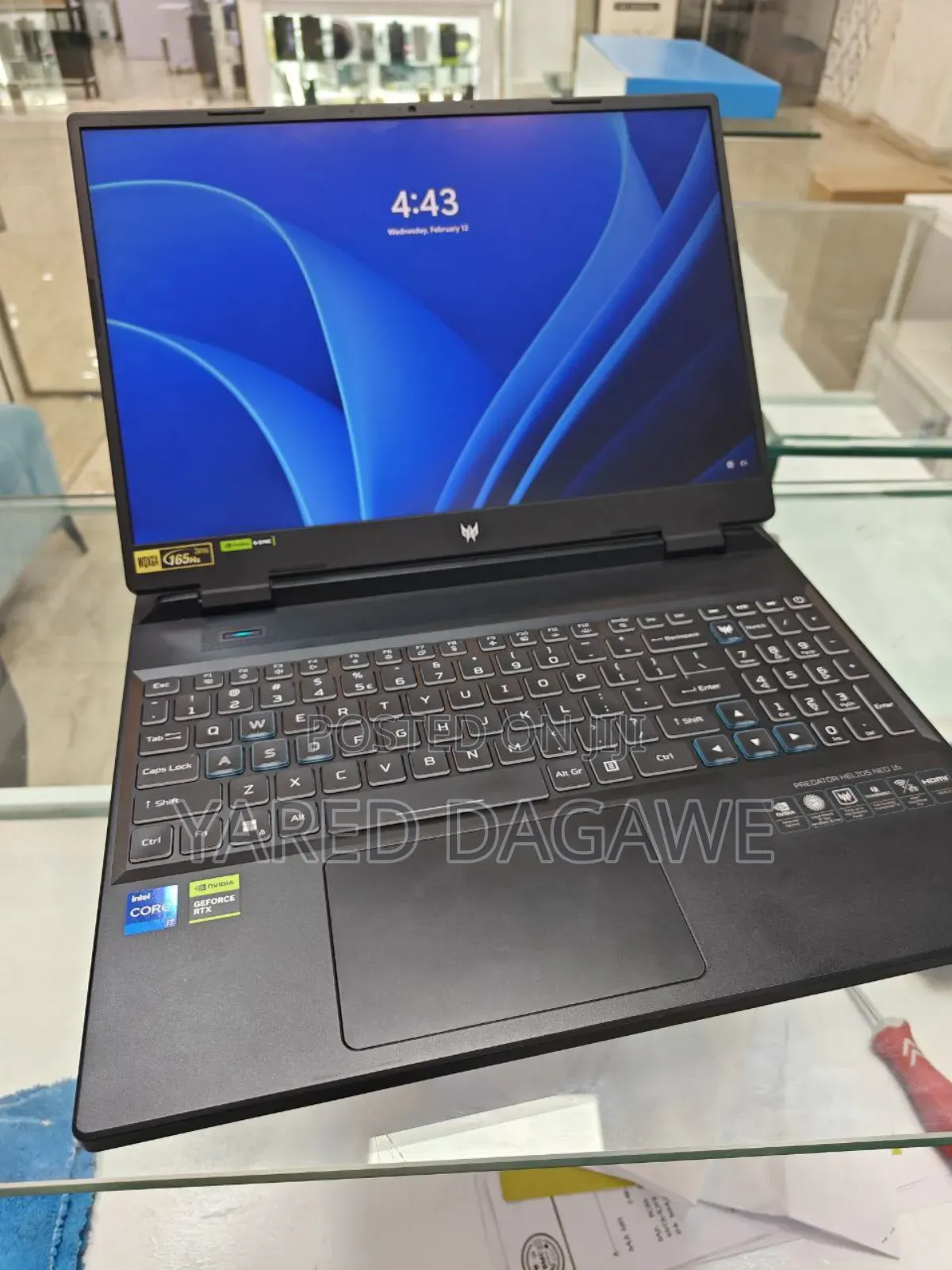 New Laptop Acer Predator Helios 300 16GB Intel Core I9 SSD 1T