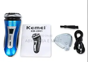 Rechargeble Kemei Shaver ለቆዳ ምቾት የማይነሳ
