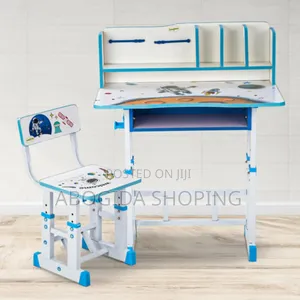 Colorful Baby Study Table Chair Set – Adjustable Fun