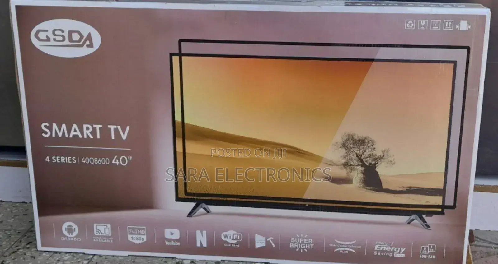 ➢Gsda 40" Smart Tv – Full Hd Android Tv (39,500 Etb)
