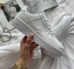 Nike #Air Force 1 "#Triple White" #Low Shoes for Woman's