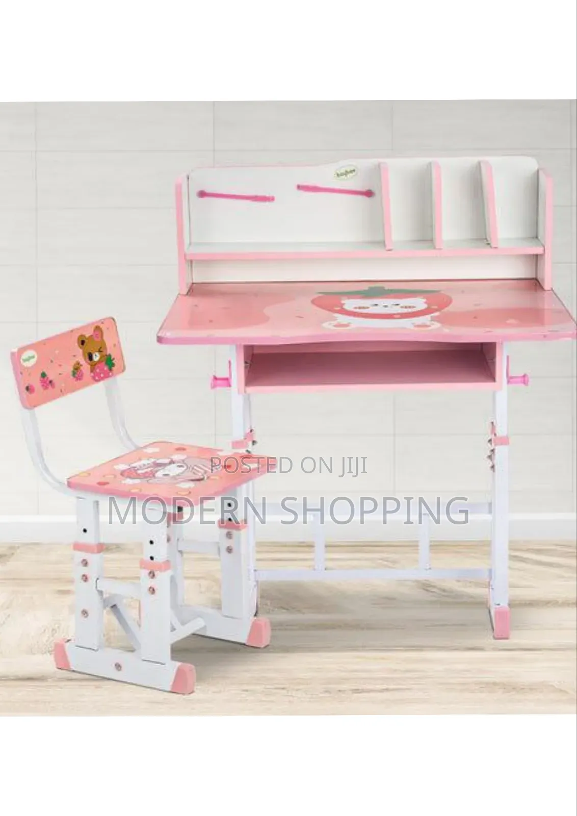 Colorful Baby Study Table Chair Set Adjustable Fun Design