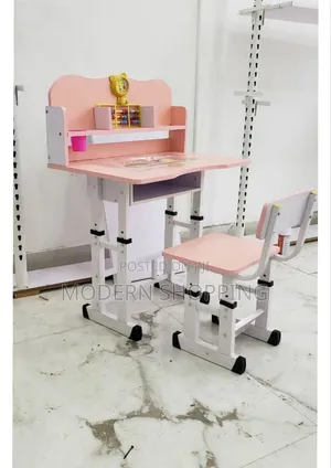 Colorful Adjustable Study Table Set for Kids’ Growth