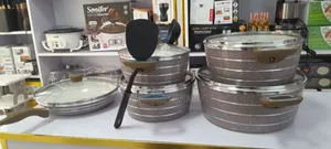 Momcoc Home and 
 Kitchen Cookware
7pcs የሴራሚክ ድስቶች