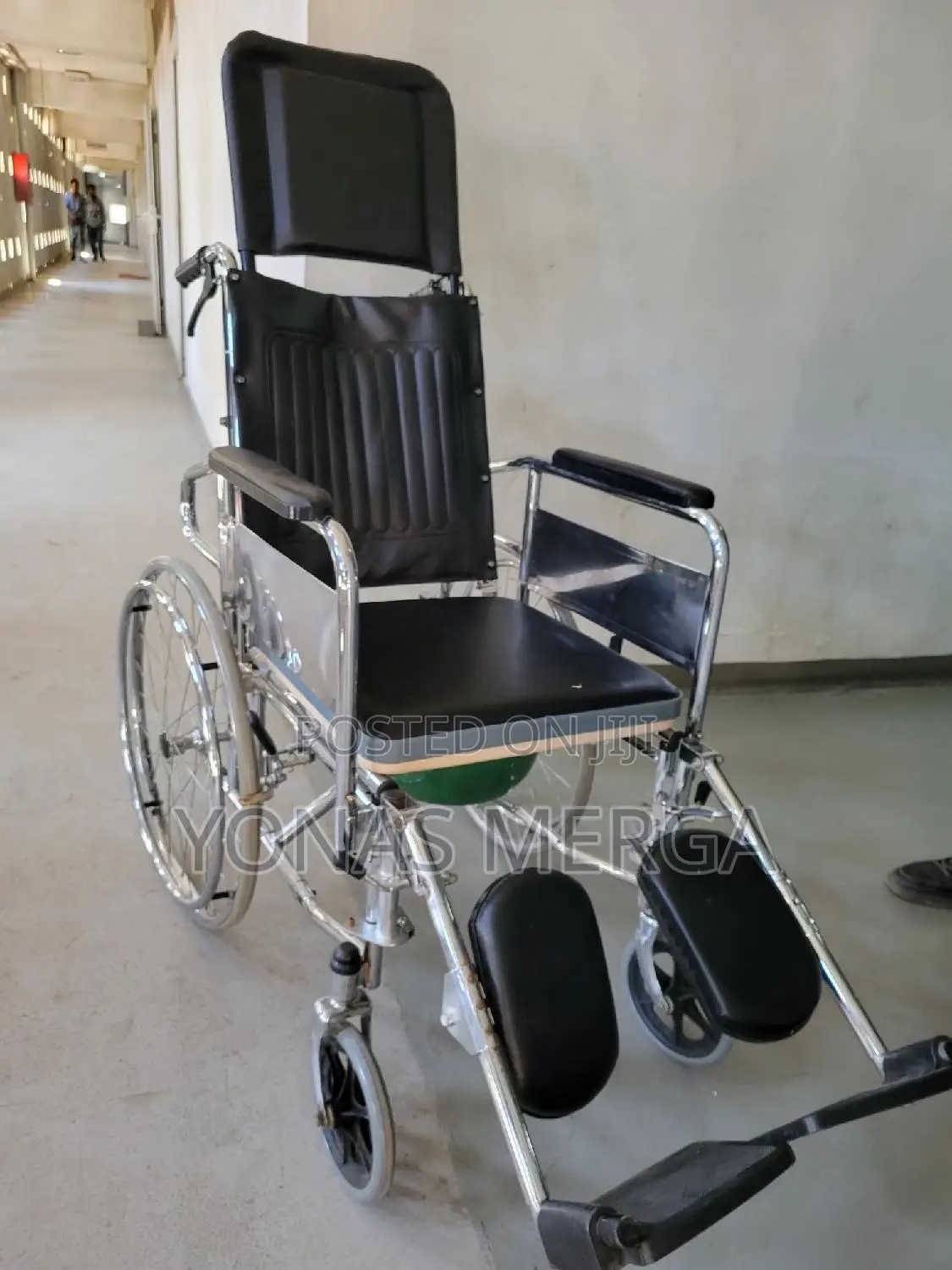 Commode Reclining Wheelchair፺沿adjust the Recliner፫wheelchair