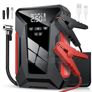 High Power Multifunction Car Jump Starter/ ለመኪና ባትሪ ማስነሻ 12vእና ጎማ መንፊያ