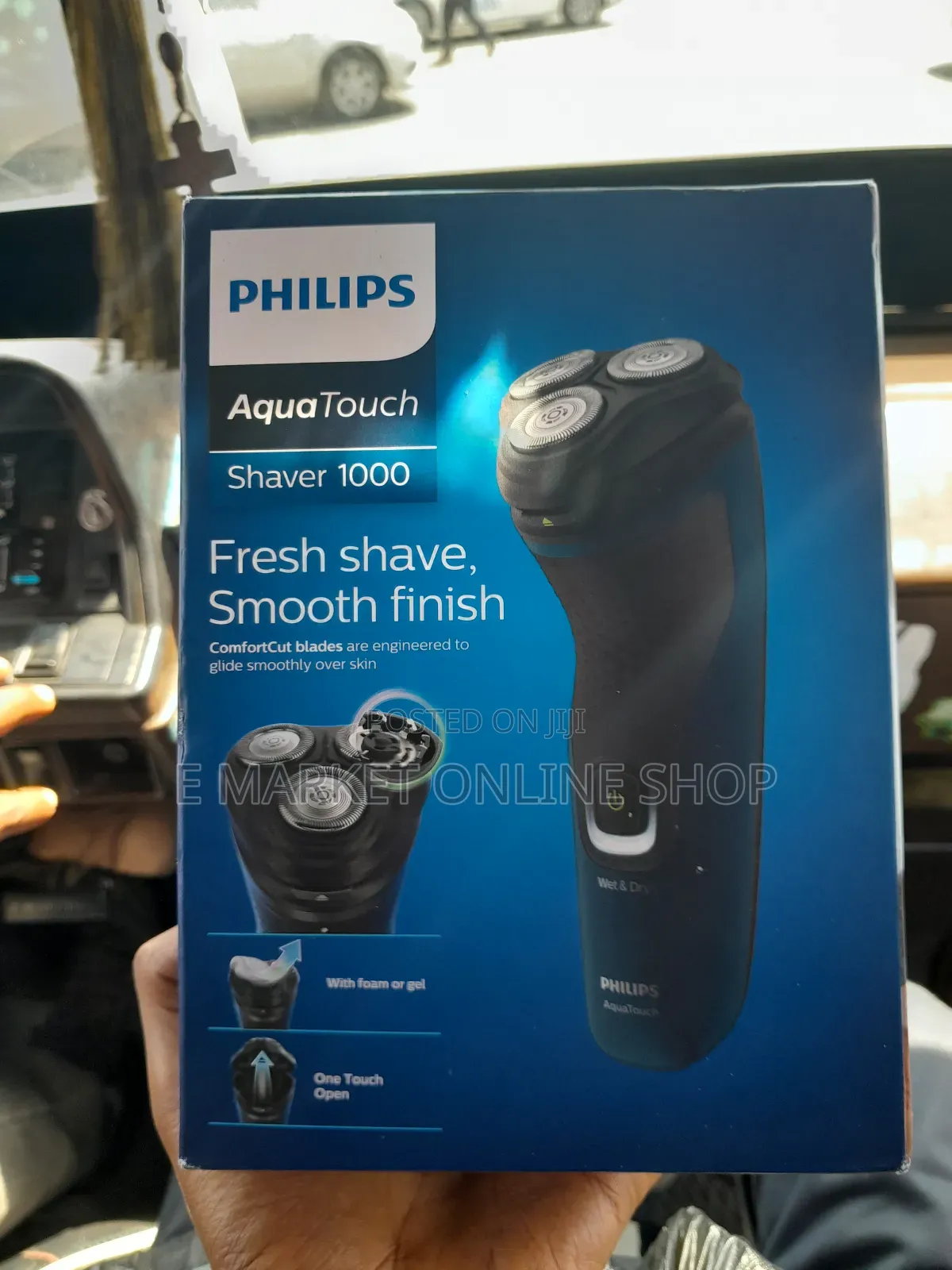 Philips Aquatouch Shaver Shave Wet, Shave Dry