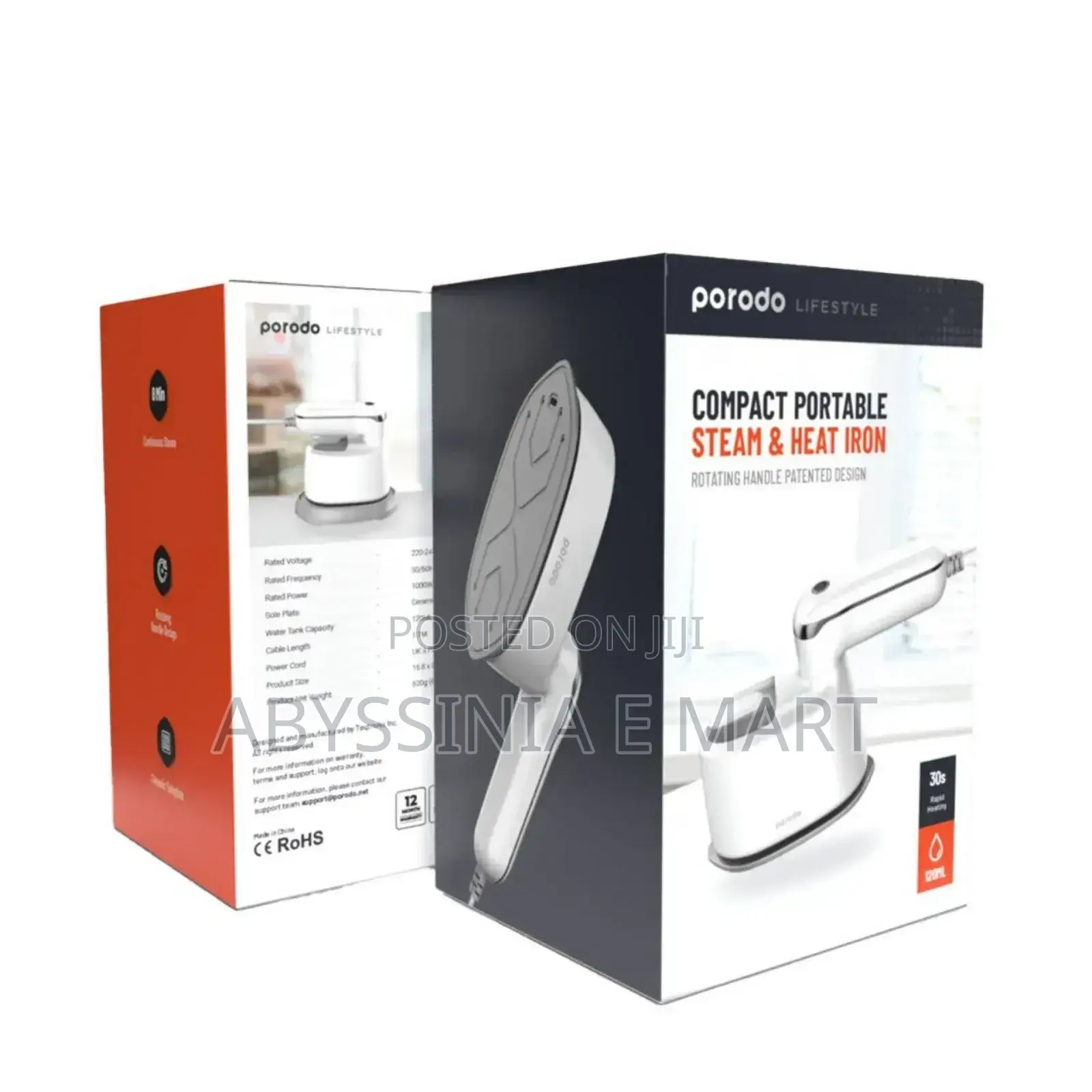Porodo Lifestyle Mini Steam Iro