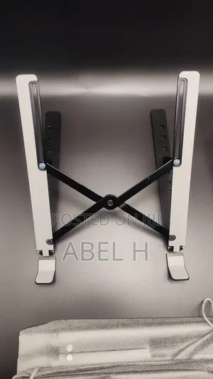 Laptop Stand Aluminum Black | Adjustable