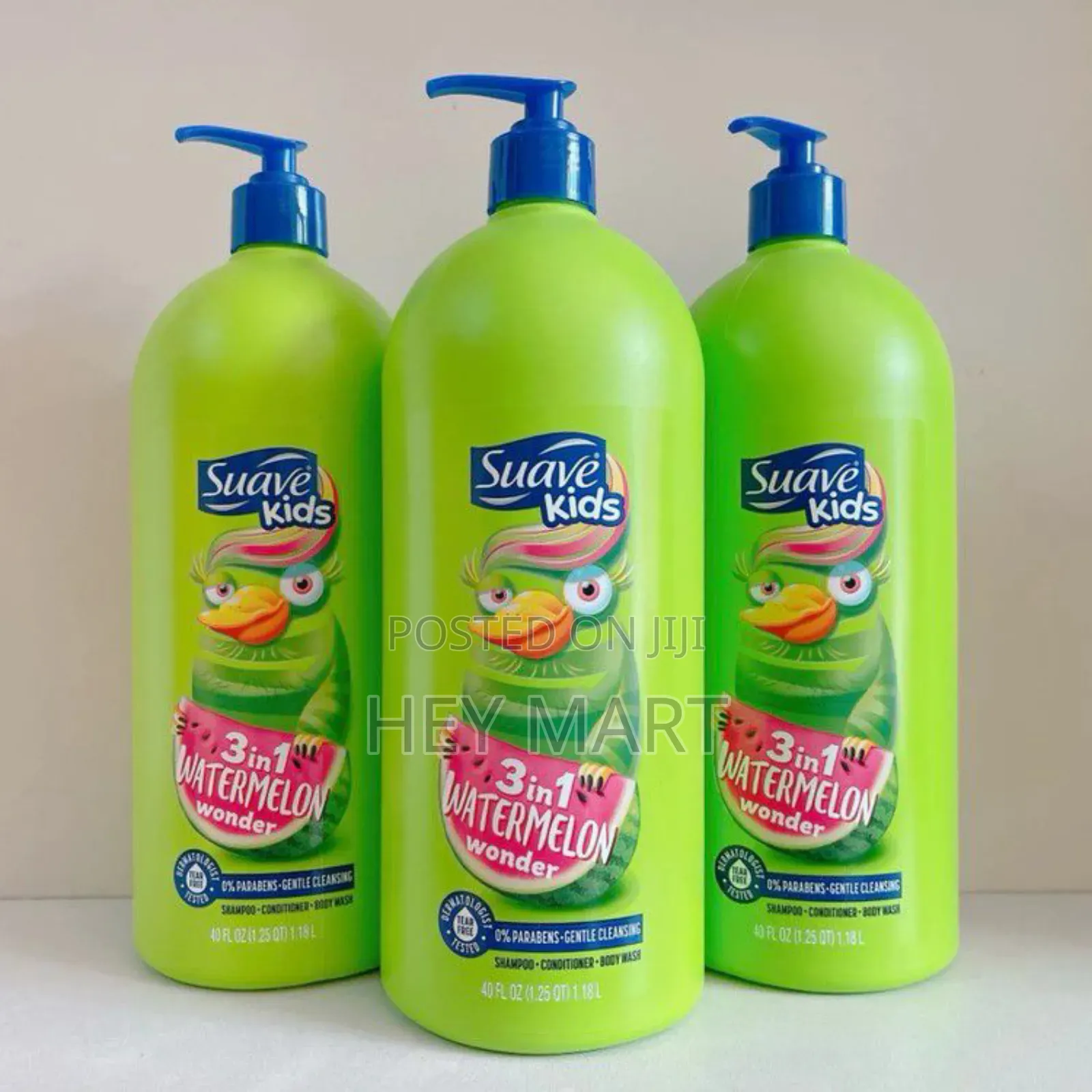 Suave Kids 3-in-1 Shampoo, Conditioner, Body Wash(1.18l)