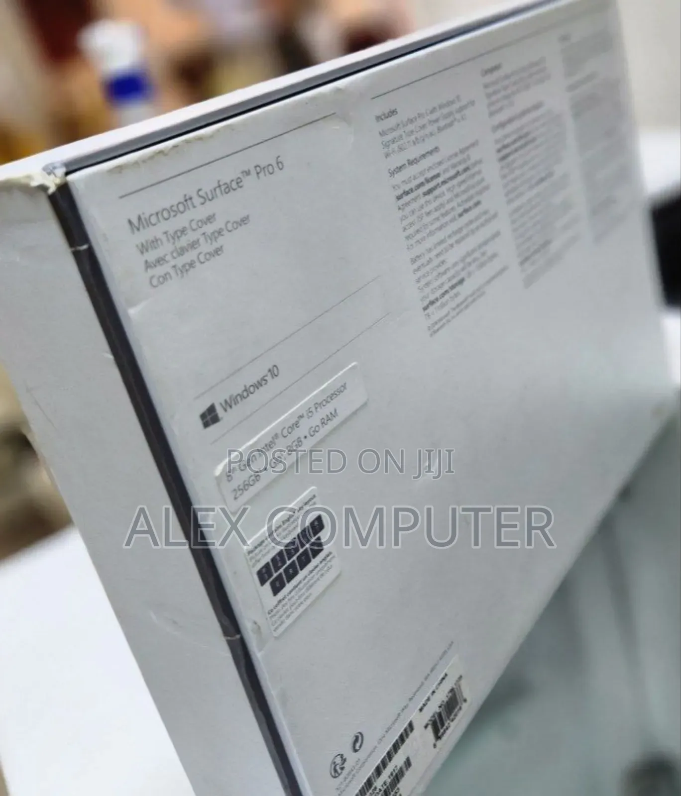 New Laptop Microsoft Surface Pro 6 8GB Intel Core I5 SSD 256GB