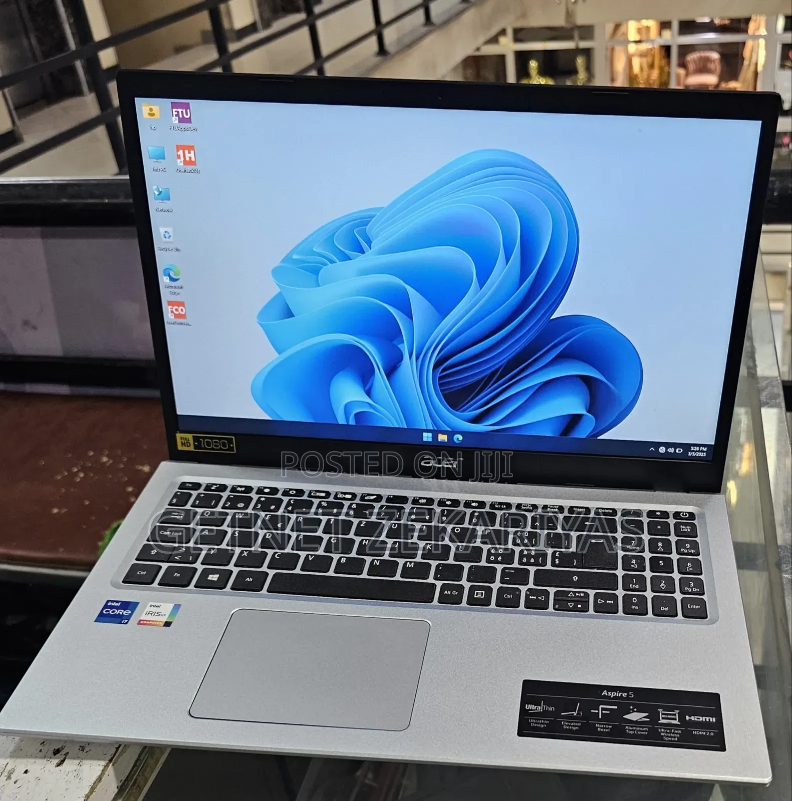 New Laptop Acer Aspire 5 16GB Intel Core I7 SSD 256GB