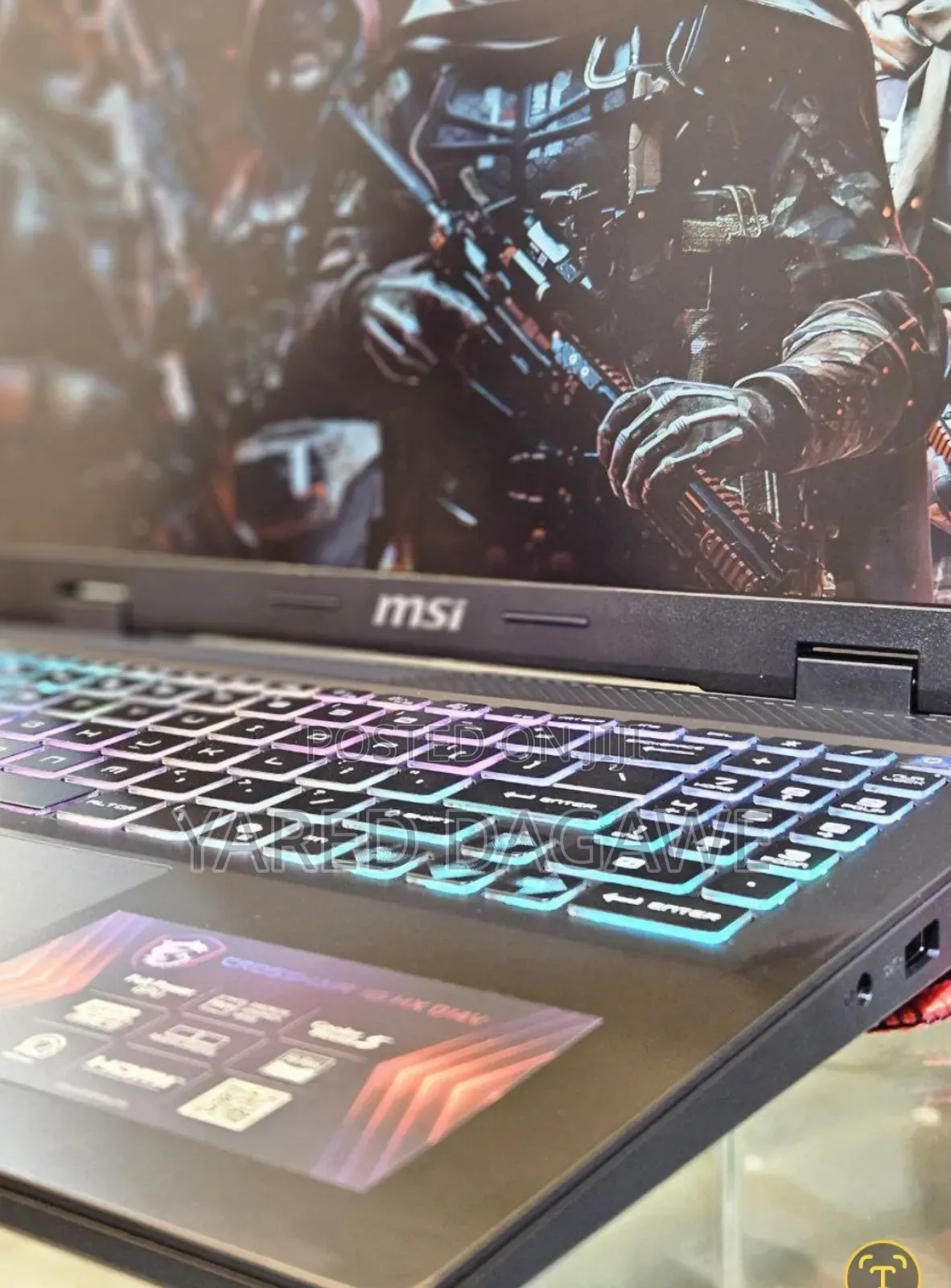 New Laptop MSI 16GB Intel Core I7 SSD 1T