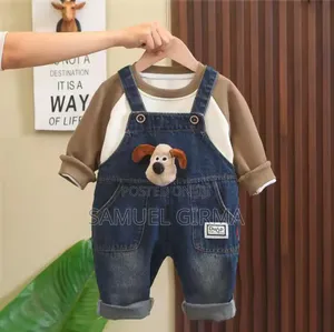 Cartoon Patchwork Pocket Trousers