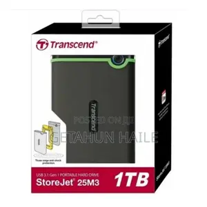 Transcend 1tb Hard Disk (External Hard Drive)