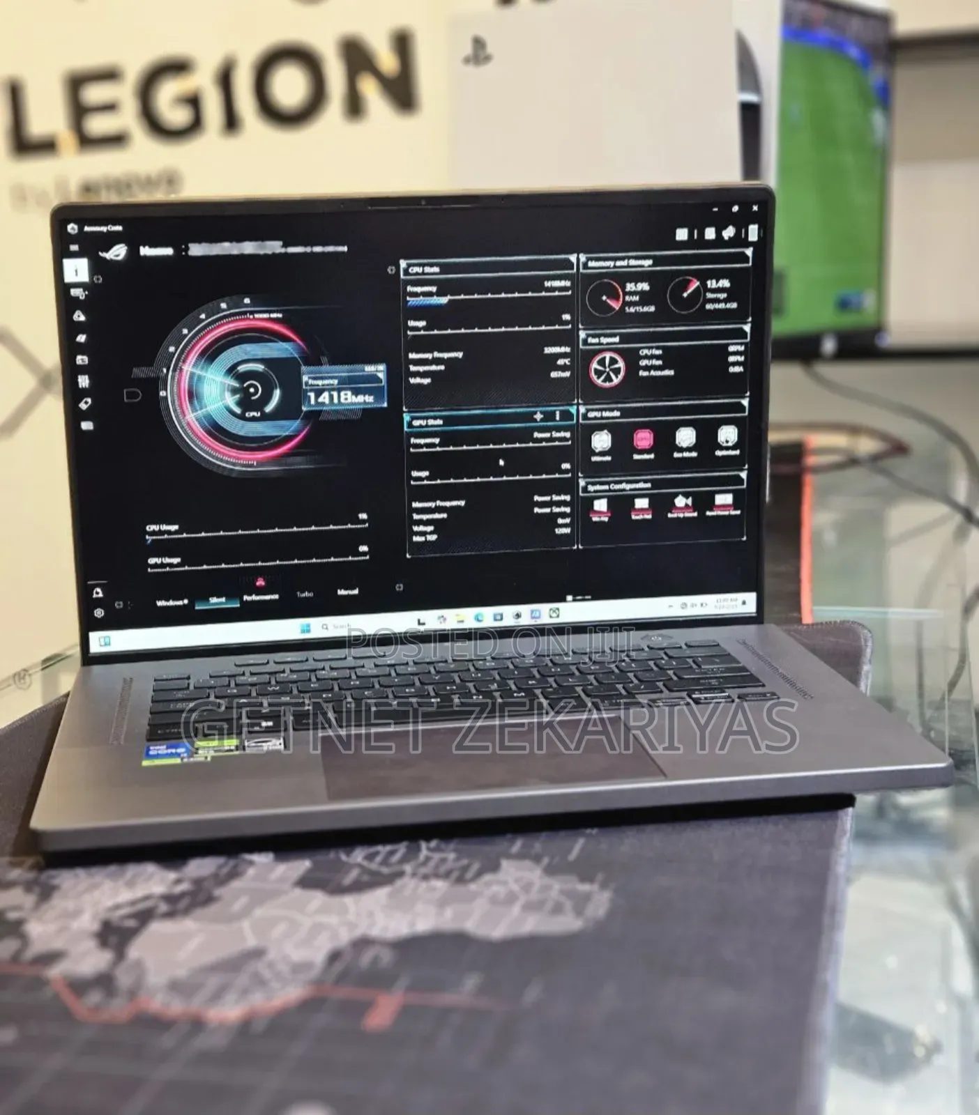 New Laptop Asus ROG Zephyrus G15 16GB Intel Core I7 SSD 512GB