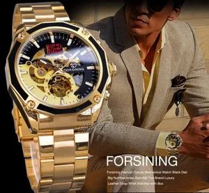 Winner Automatic Mechanical Stainless Steel Men's Watch