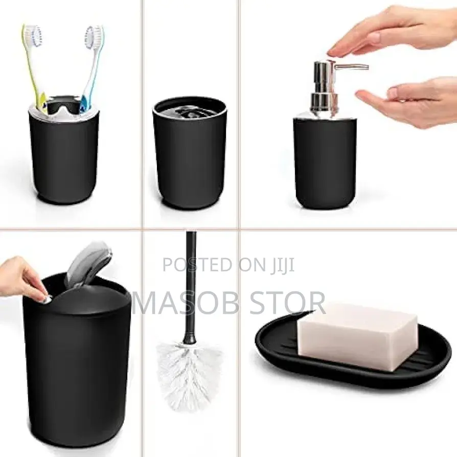 6pcs Bathroom Set / የመታጠቢያ ቤት እቃዎች