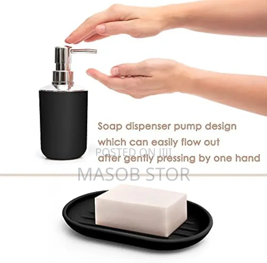 6pcs Bathroom Set / የመታጠቢያ ቤት እቃዎች