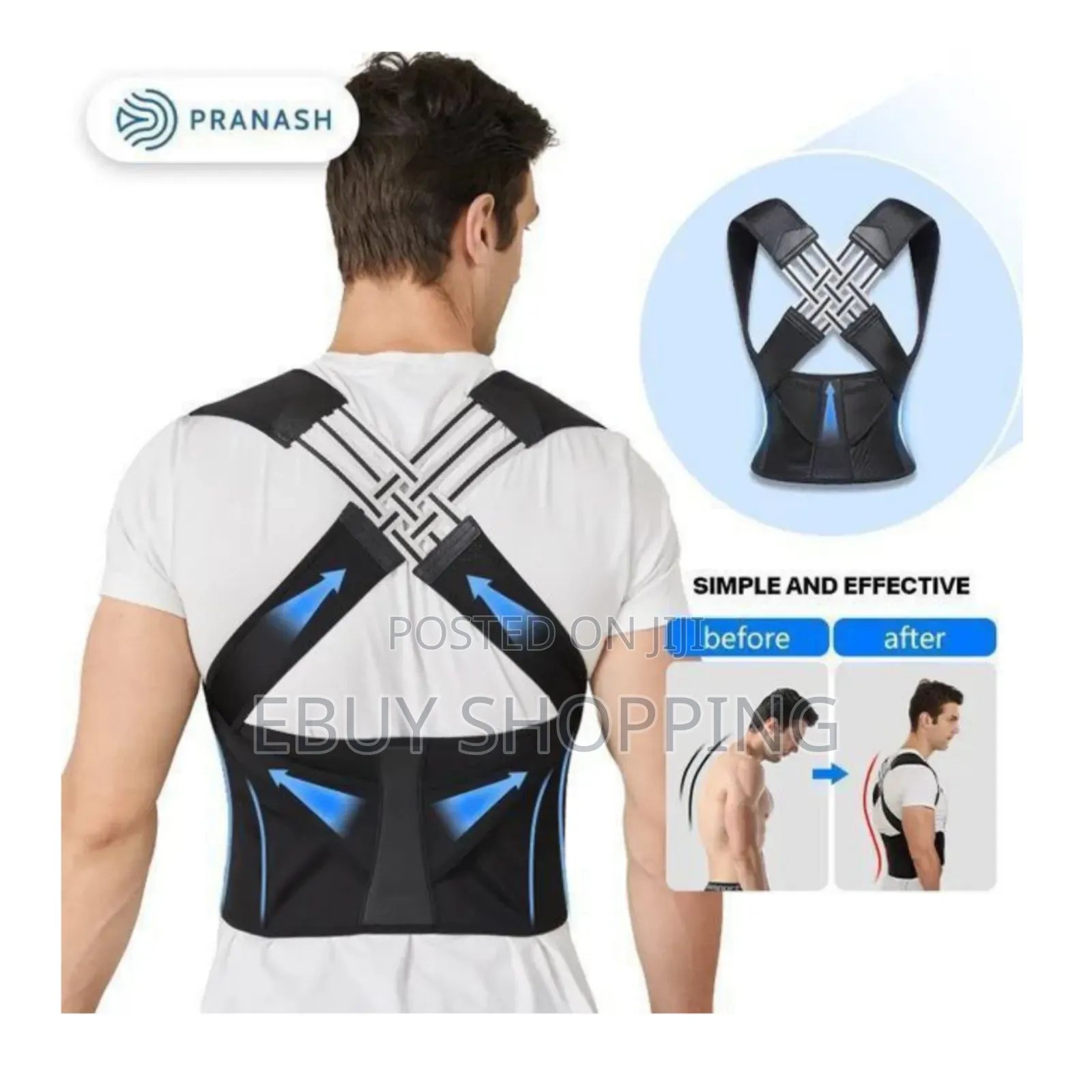 All-Day Comfort Posture Corrector - Gently Aligns Your Spine