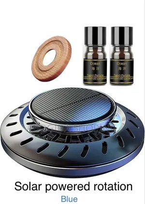 Solar Vortex Car Air Freshener – Sun-powered Elegant